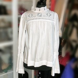 Free People Size Medium Peasant Shirt